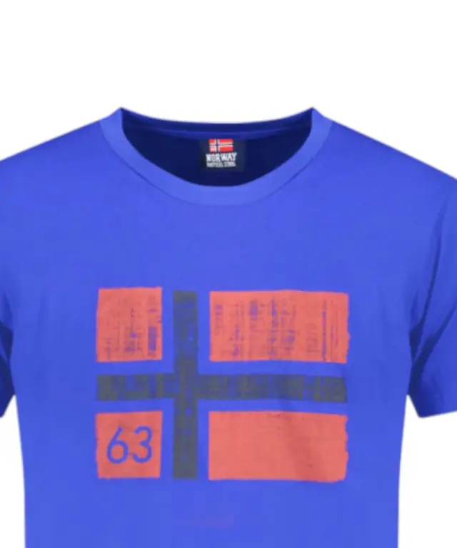 Norway Nautical School - Ανδρικό T-shirt Κοντομάνικο 846019-BLUETT Μπλε 3