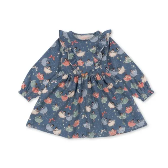 Φόρεμα Snow Bow Ballerine KONGES SLOJD - Μπλε - 4Y