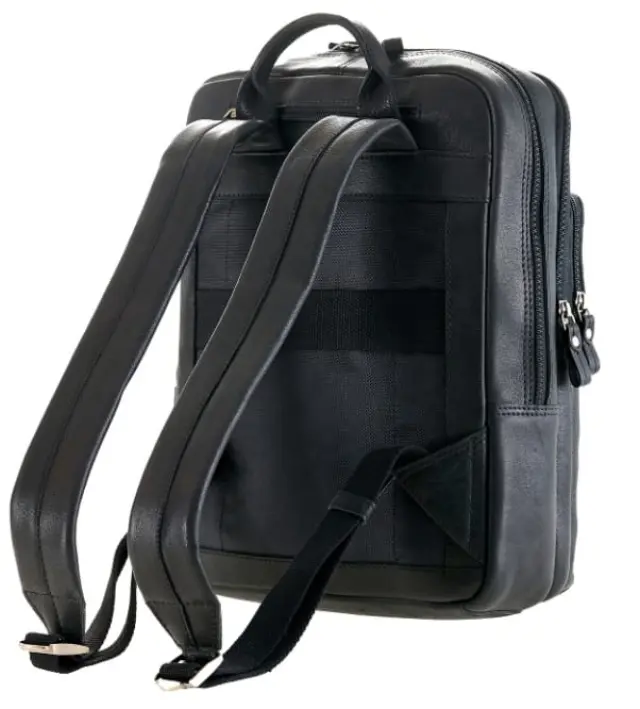 Σακίδιο πλάτης backpack Pierre Cardin, γνήσιο δέρμα, χρώμα κονιάκ,16423 tilak112 2