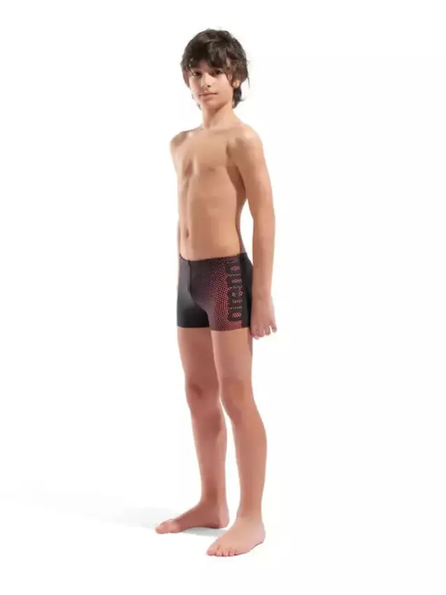 Arena Boy's Dim Light Swim Shorts Μαύρο - Κόκκινο 008147-504 (Arena) - 6 Years 2