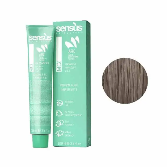 Sensus MC2 Permanent Hair Color 8.2 Beige Light Blonde 100ml - (μόνιμη βαφή χωρίς αμμωνία ανοιχτό ξανθό μπεζ)