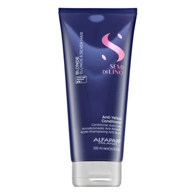 Alfaparf Milano Semi Di Lino Blonde Anti-Yellow Conditioner Toning conditioner for blond hair 200 ml