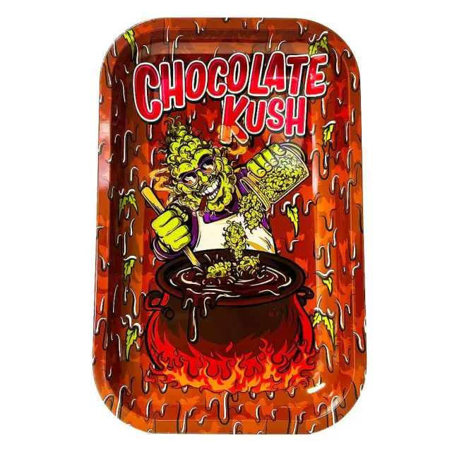 Best Buds Chocolate Kush Rolling Tray Medium 17×28 cm