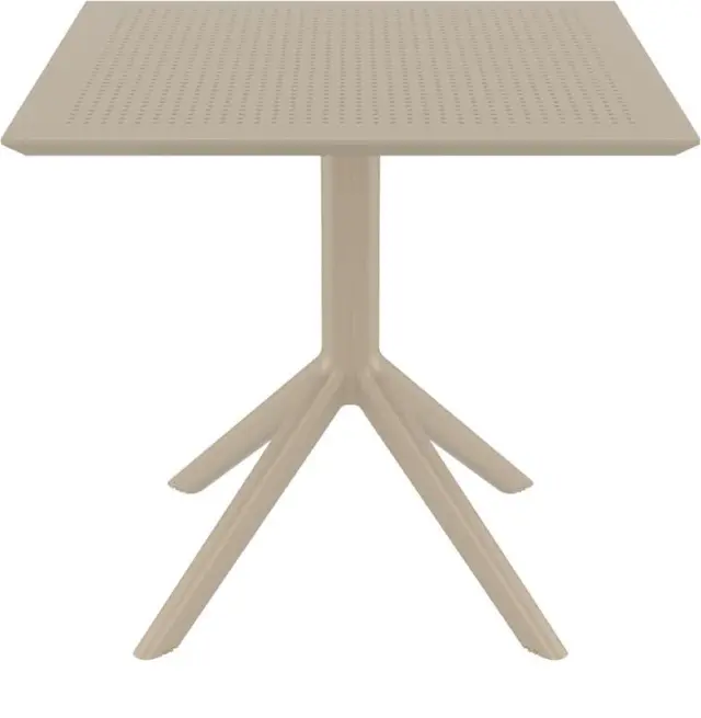 Τραπέζι SKY Dove Grey PP 80x80x74cm 2