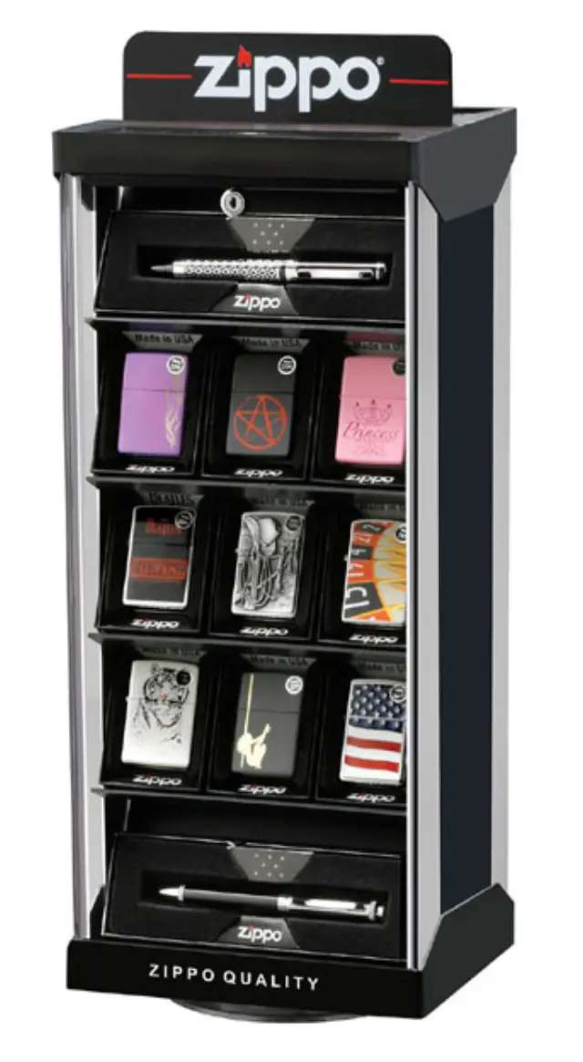 Zippo Σταντ Παρουσίασης Display για 30 Αναπτήρες Zippo (142708)