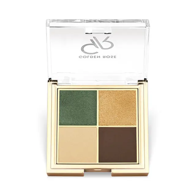 Golden Rose Quattro Eyeshadow Palette 4x2.2g - 02 Royal Jungle