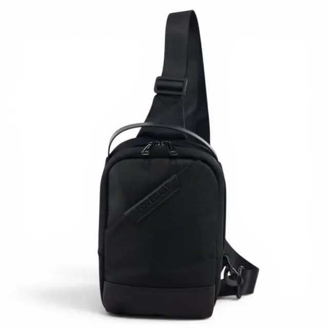 Τσαντάκι Bodybag Forecast 2523 24×14×7cm Αδιάβροχο με Waterproof Φερμουάρ - Μαύρο