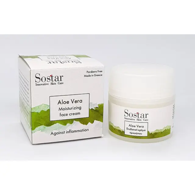 Sostar Focus Aloe Vera Ενυδατική Κρέμα Προσώπου Ημέρας με Υαλουρονικό Οξύ για Μικτές Επιδερμίδες 50ml