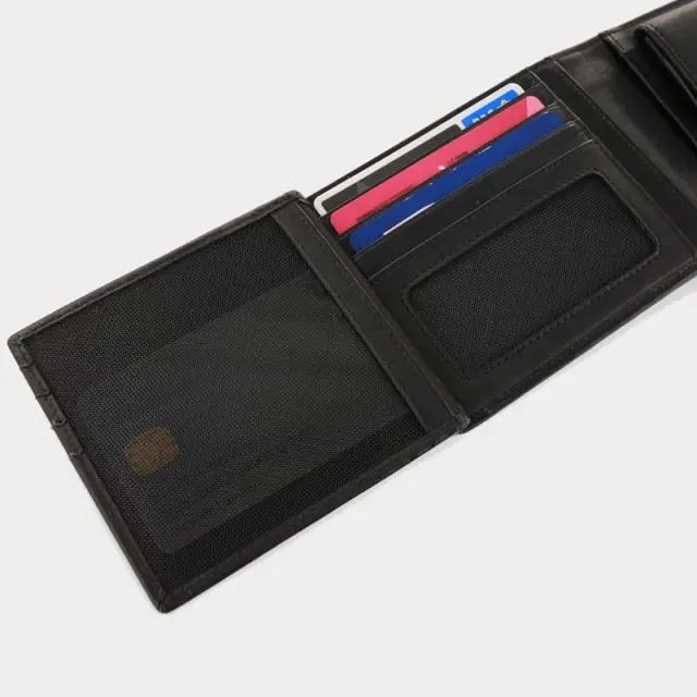 Δερμάτινο Πορτοφόλι Roncato 41290301 Μαύρο - ONESIZE 3