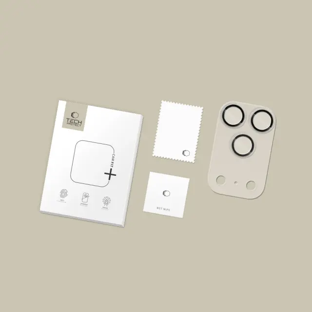 Tech-Protect® Camfull Fit+ Προστασία Κάμερας για iPhone 17 Pro- Matte Clear 2