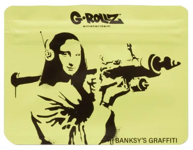 G-Rollz Σακουλάκι Ασφαλείας Zip - Banksy's Mona Launcher (105x80mm) 2