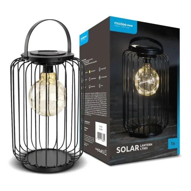 Modee Lighting LED Ηλιακό Φωτιστικό Κήπου H28xD17,5cm 40.002.0020 2