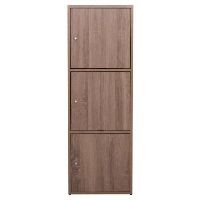 ΝΤΟΥΛΑΠΙ ΜΕ 3 ΑΠΟΘ. ΧΩΡΟΥΣ FB99939.11 SONAMA OAK ΜΕΛΑΜΙΝΗ 40x39x119Υεκ. 3