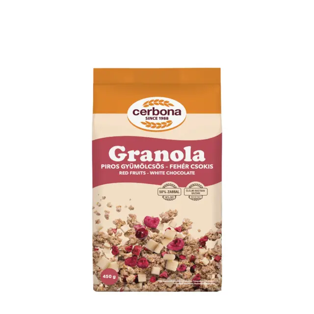 Cerbona Red Fruit And White Chocolate Granola