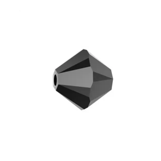 Swarovski 5328 XILION Bicone Jet Hematite 8mm - 9τεμ