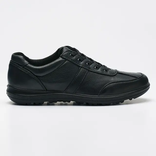 Imac Sneakers Ανδρικό δέρμα Μαύρο IMA/451360 BLACK
