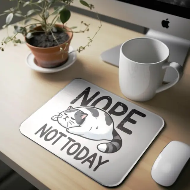 Mousepad cat A01 Διαστάσεις: 23cm(μήκος) x 20cm (ύψος)