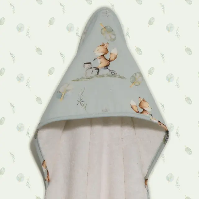 Μπουρνούζι κάπα 75x75 100% βαμβάκι 450 γρμ/τμ Des -429 Oliver Baby