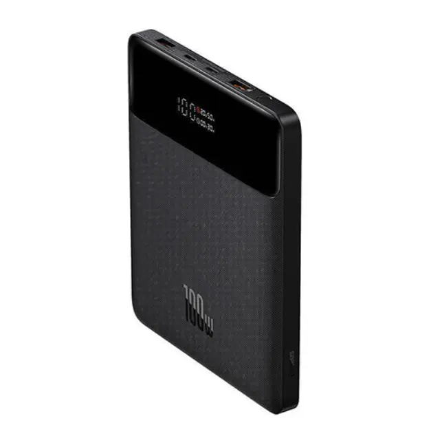 Baseus Blade Power Bank 20000mAh 100W με 2 Θύρες USB-A και 2 Θύρες USB-C Power Delivery / Quick Charge Μαύρο PPBL000201