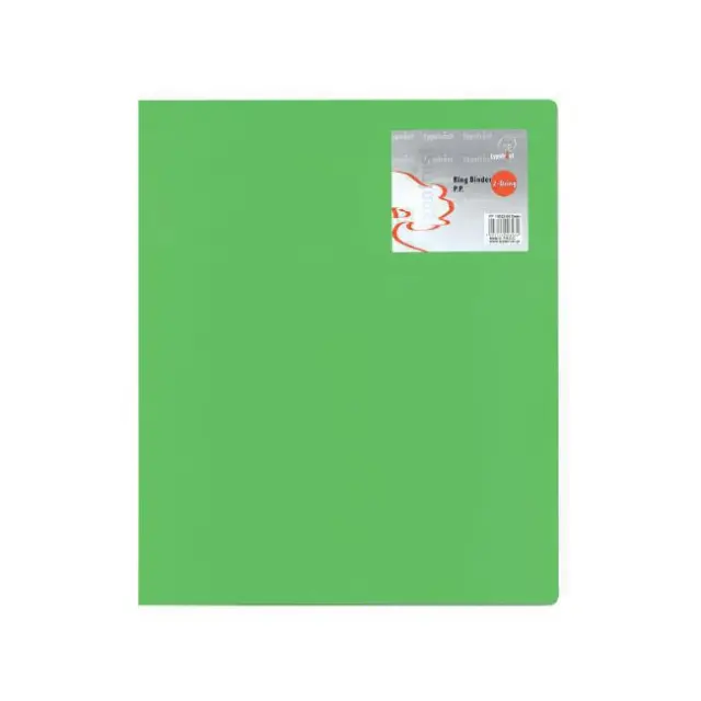 Typotrust Ντοσιέ PP Α4 με 2 Κρίκους/Ράχη 2,6cm Πράσινο (FP15022-04)