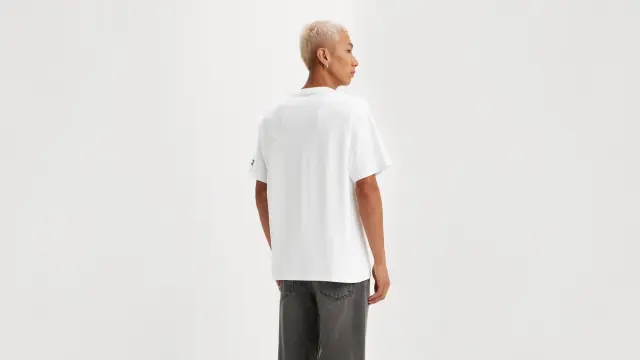 VINTAGE FIT GRAPHIC TEE WHITES - DENIM MACHINE White - L 2