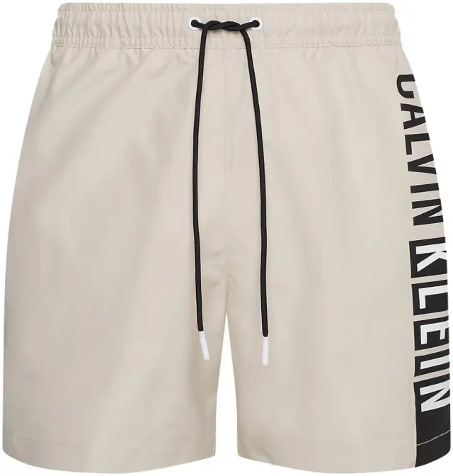 Calvin Klein - Ανδρικό Μαγιό Σορτς Drawstring Intense Power KM0KM00991-ACE Μπέζ - M 2