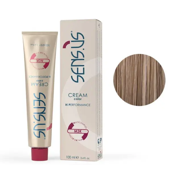 Sensus M3K Permanent Hair Color 8.3 Light Golden Blonde 100ml - (μόνιμη βαφή ανοιχτό ντορέ ξανθό)