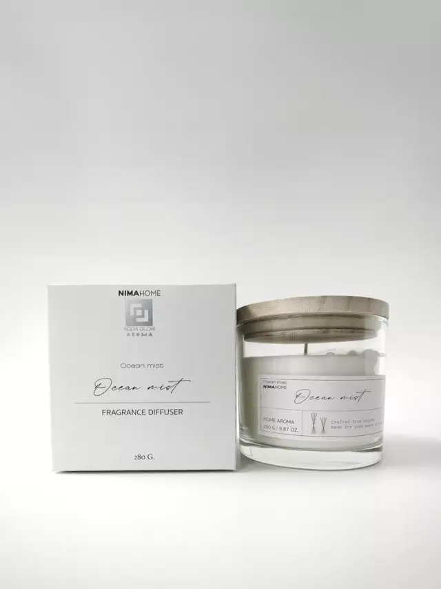 Αρωματικό Κερί Ocean Mist Ένα χρώμα Αρωματικό Κερί 250gr