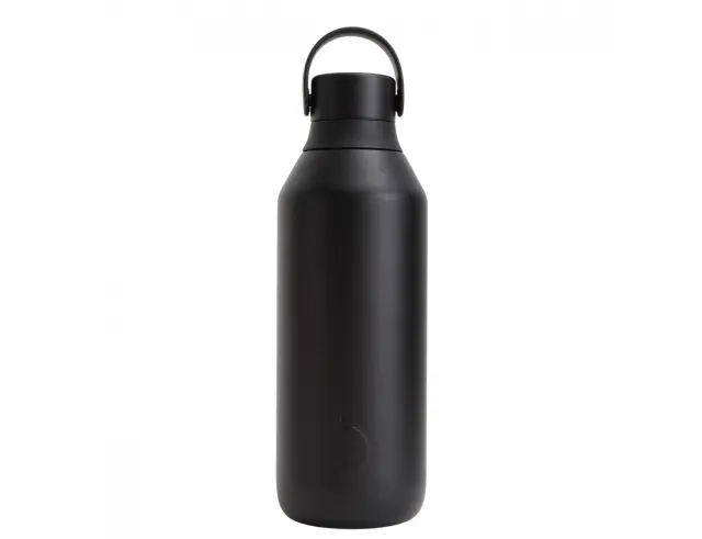 Μπουκάλι Θερμός Series 3 Chilly's με χωρητικότητα 500ml και διατήρηση θερμοκρασίας 14h ζεστό / 36h κρύο - Onyx Black22876