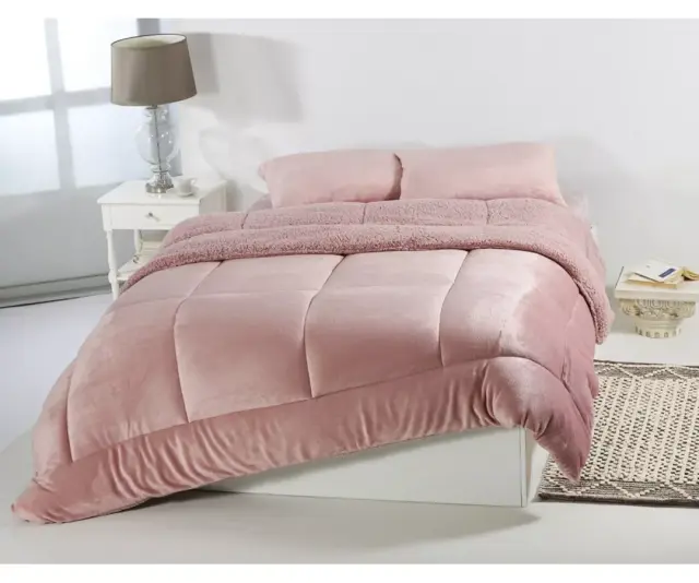 Κουβερτοπάπλωμα solid (160cm x 220cm) old rose -