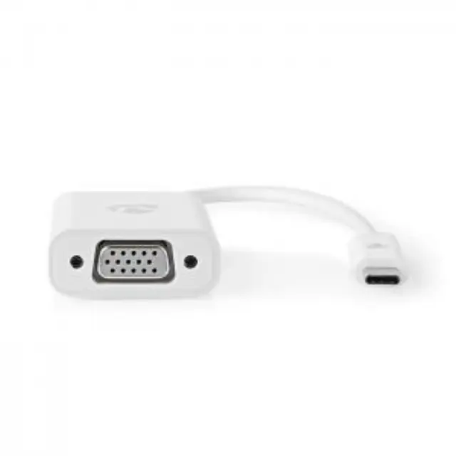 Μετατροπέας USB 3.2 Gen 1x1 Type-C αρσ. σε VGA θηλ., 0.20m, σε άσπρο χρώμα. 2