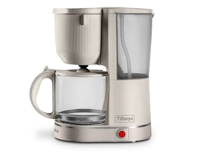 Καφετιέρα Φίλτρου Singer Tiffanys CM 1010IV με ισχύ 1000W και χωρητικότητα έως 12 φλιτζάνια - IvoryCM-1010IV