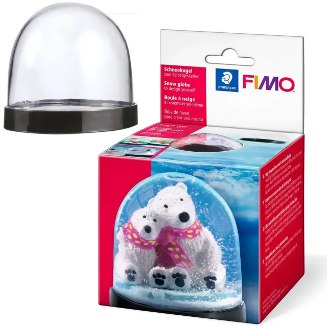 Staedtler Fimo Πλαστική Χιονόμπαλα Ø90mm h75mm