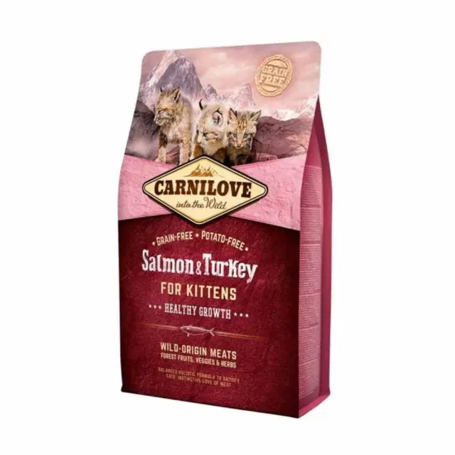Carnilove Grain Free Kitten Salmon & Turkey 2Kg Healthy Growth Μονόχρωμο