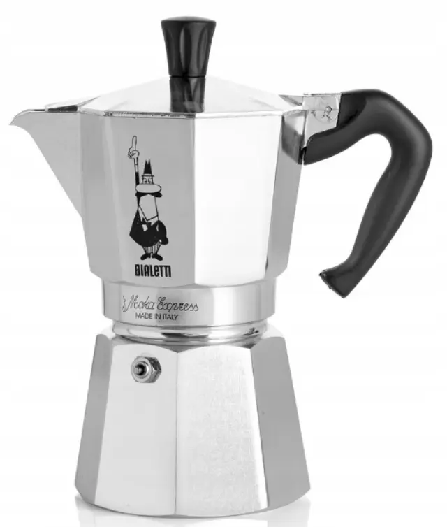 Bialetti Moka Express Καφετιέρα 6 Φλυτζάνια Ασημί