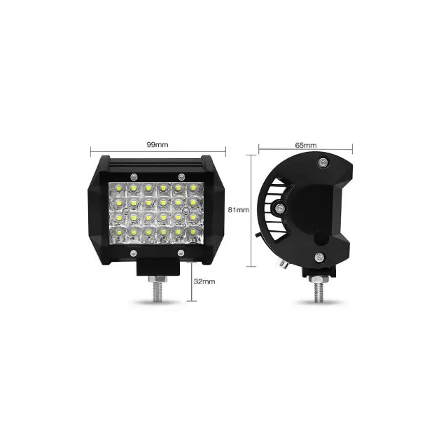 Προβολέας LED 72W 10-30V 6000K 1τμχ