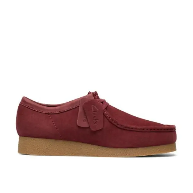Clarks Wallabee Evo Burgundy Burgundy Suede - 45 2