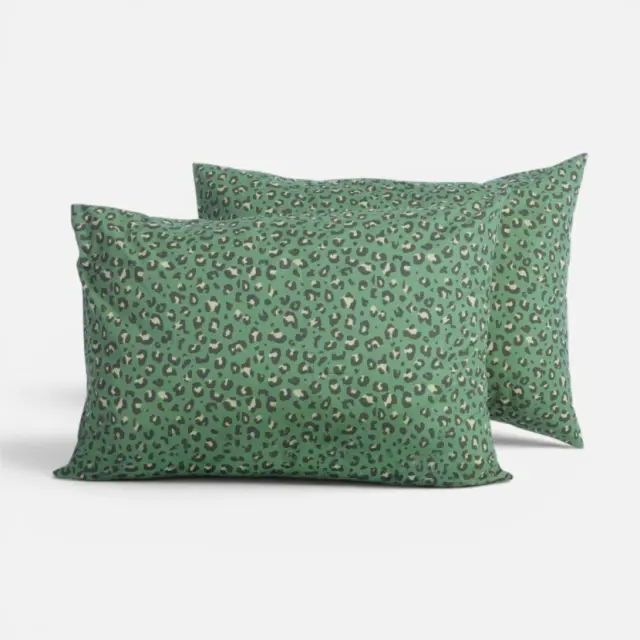 Μαξιλαροθήκη Wild 52x72 Nef Nef Homeware, 100% ΒΑΜΒΑΚΙ - GREEN (040843)