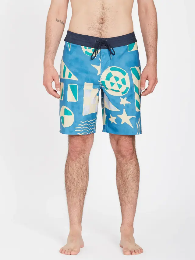 VOLCOM GEO STONEY 19 ΑΝΔΡΙΚΟ ΜΑΓΙΟ - AIN BLUE
