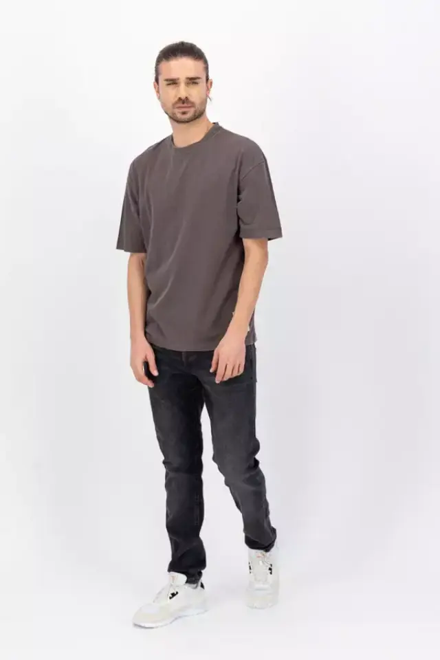 Jack & Jones - Jorwash Ανδρικό T-shirt 12222791 Καφέ - L 3