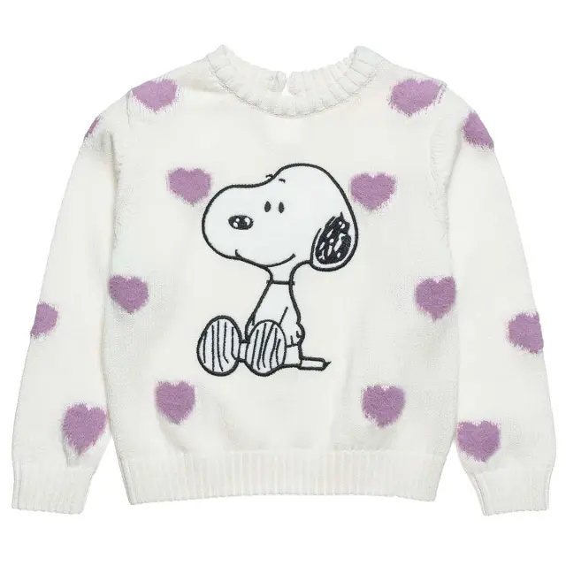 Πουλόβερ Snoopy με κέντημα