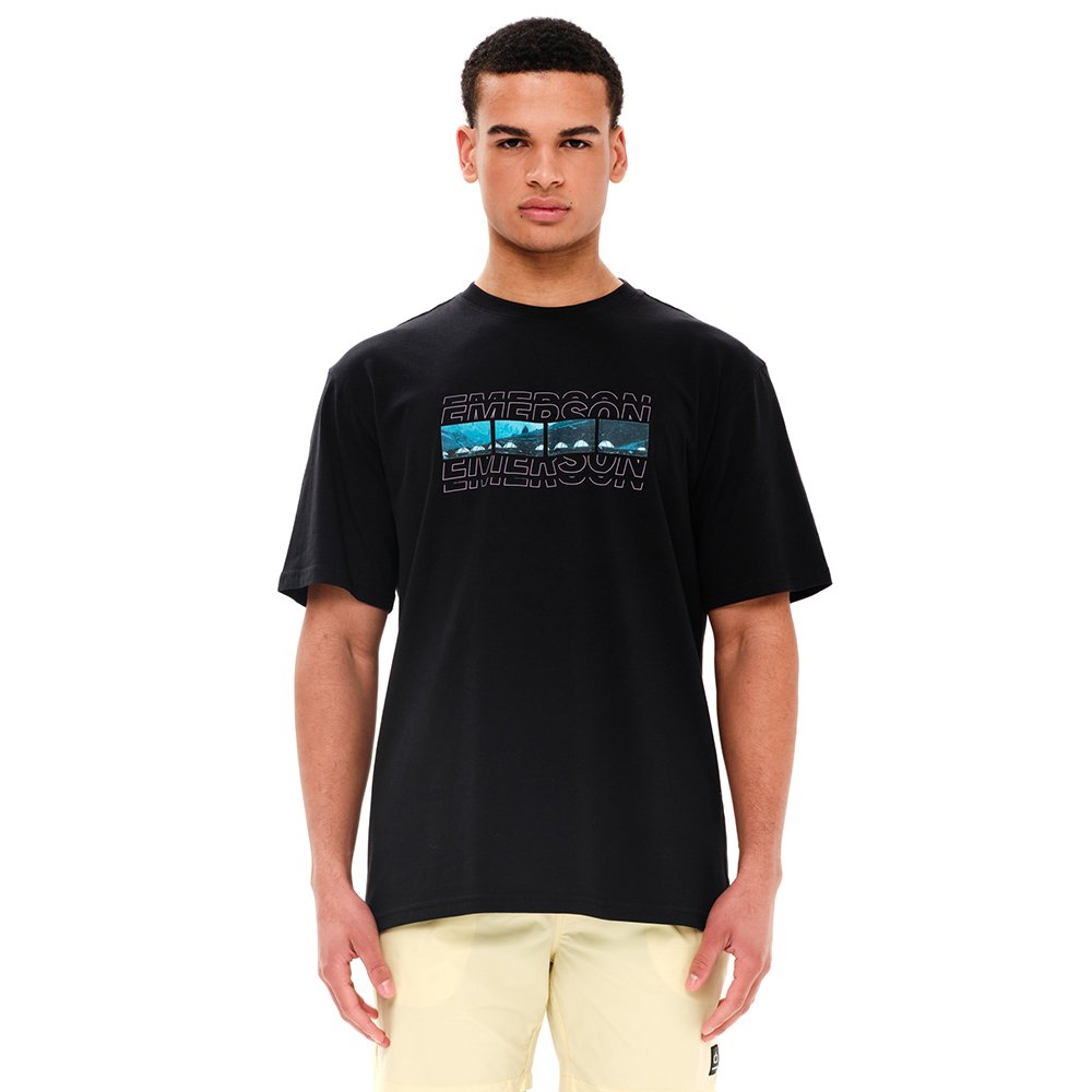 Emerson Men's SS T-Shirt (241.EM33.67-Black) - Μαύρο - XXL