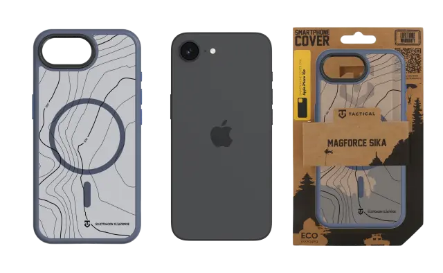Tactical MagForce Hyperstealth Sika Cover for Apple iPhone 16e/17e Deep Blue 3