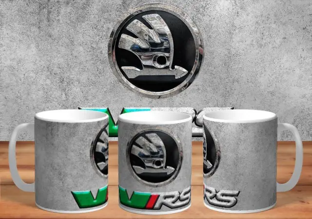 κούπα Skoda 05 κεραμική 330ml με συσκευασία δώρου " με δυνατότητα προσθήκης ονόματος η ευχές