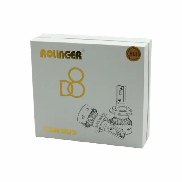 Λάμπες LED Rolinger D8 H11 12V 36W 2τμχ AU-00320
