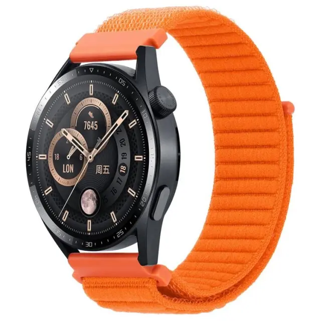 Nylon Λουράκι για Smartwatch 22mm-Orange OEM