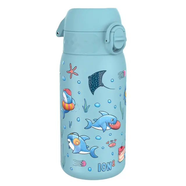 ION8 Ανοξείδωτο Μεταλλικό Παγούρι 400ml Καρχαρίες 090871