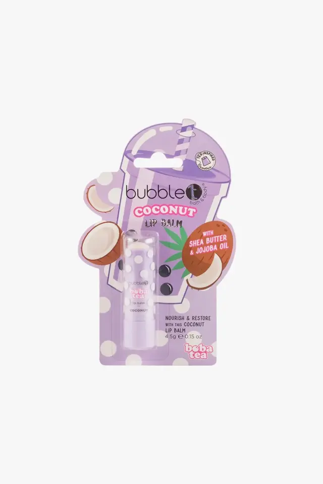 Bubble T Cosmetics Βάλσαμο για τα χείλη με καρύδα (4,5 γρ.)