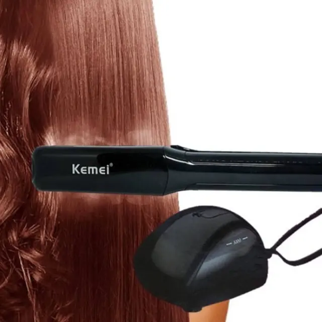 Kemei KM-9090 Επαγγελματική Πρέσα Μαλλιών με Ατμό - Steam plywood 47193 3