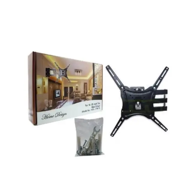 Universal Βάση τηλεόρασης τοίχου 14"-55" έως 50kg HDL-117B-2 - Universal plasma wall mount 010002